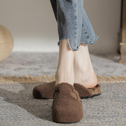 Fluffy Boston Slippers - For Home