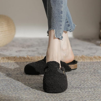 Fluffy Boston Slippers - For Home