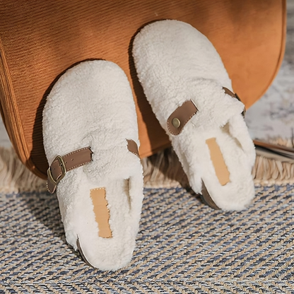 Fluffy Boston Slippers - For Home